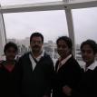 With family in London Eye